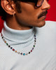Close-up of model wearing ERA LINK Chain - by Wrong Era