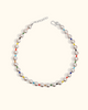 AAA Crystal pearls - Quiet Chaos pearl necklace handcrafted men's designer jewellery by Wrong Era